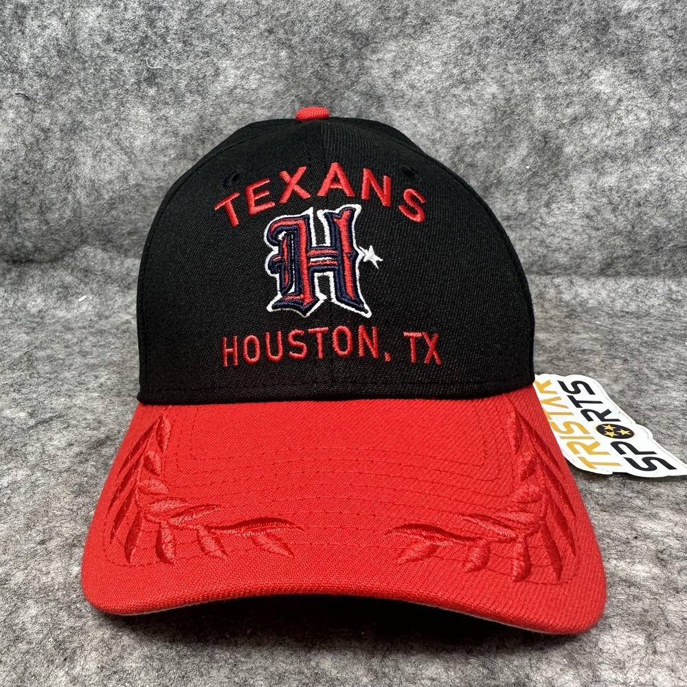 Houston Texans Hat Cap Fitted Mens Medium Black NFL Football 39THIRTY New Era